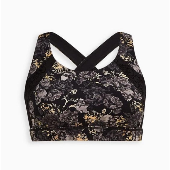 Low-Impact Wireless Mix Media Active Sports Bra - Picture 1 of 5